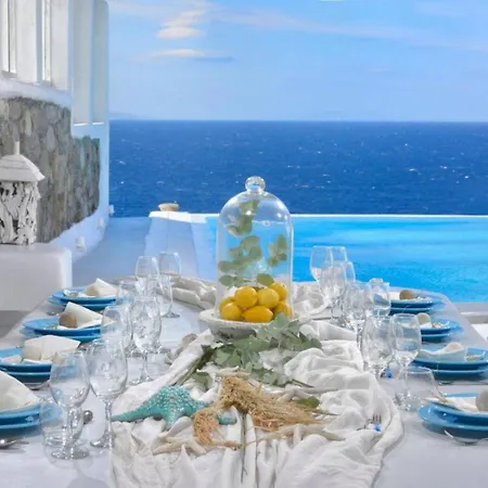 With Private Pool In Mykonos - What'app - 0049-1521-4658-810 - For Reservations! * Megalochori (Santorini)